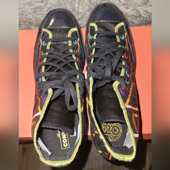 CONVERSE Chuck 70 High Chinese Year Sneakers Black / Black / Opti Yellow - Picture 5 of 9